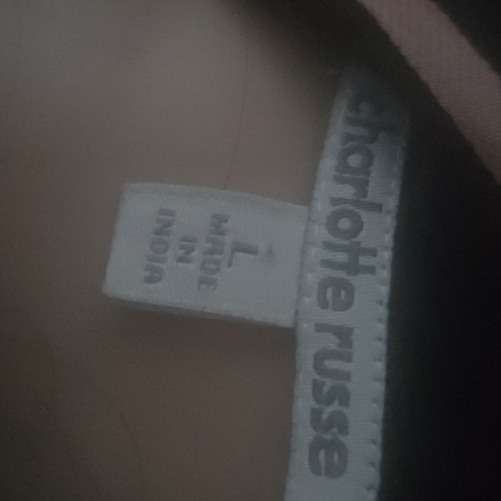 Charlotte Russe Shirt Dress NWOT L - Picture 6 of 8